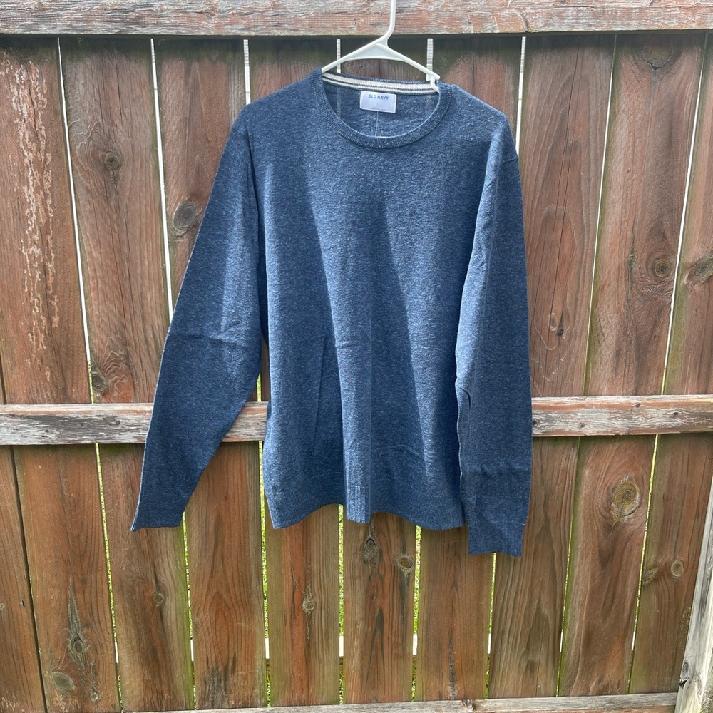 Old Navy Men's Dark Blue Crewneck Sweater